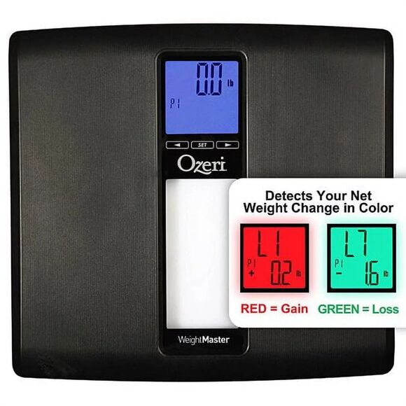 Ozeri WeightMaster II Bath Scale with BMI and Weight Change Detection - Picture 1 of 9